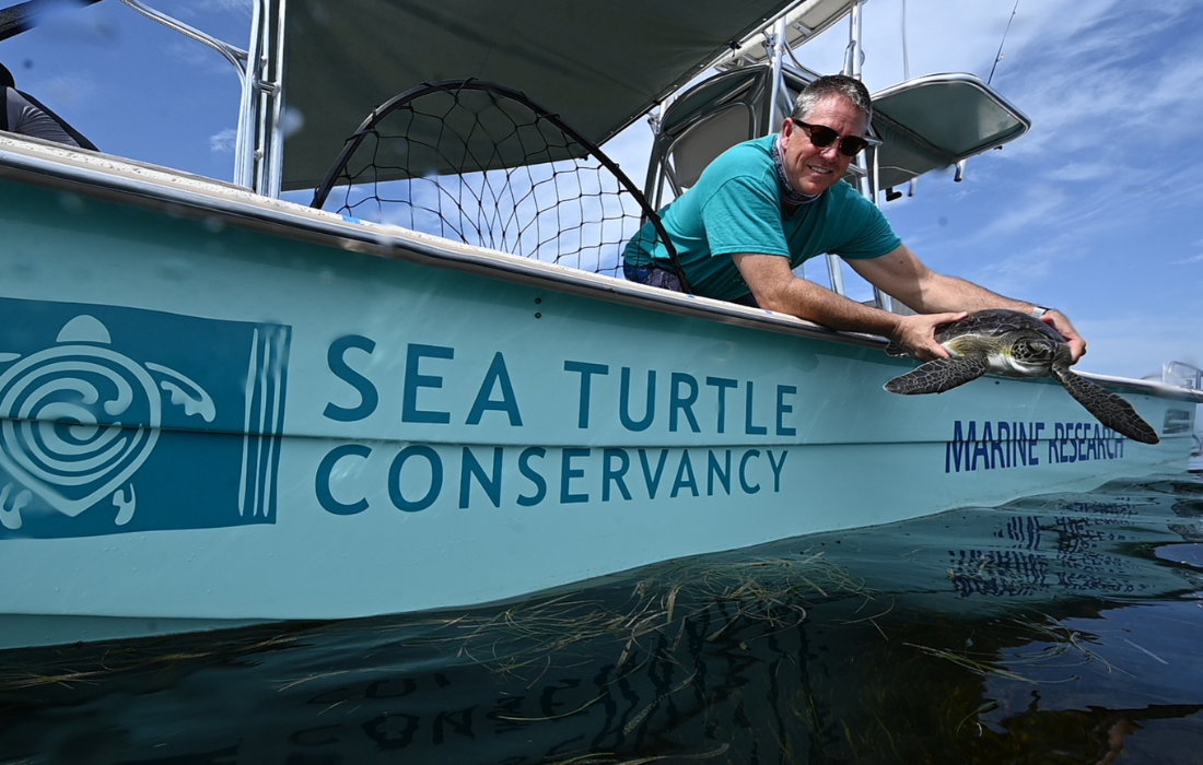Sea Turtle Conservancy's vessel was adapted to study marine turtles