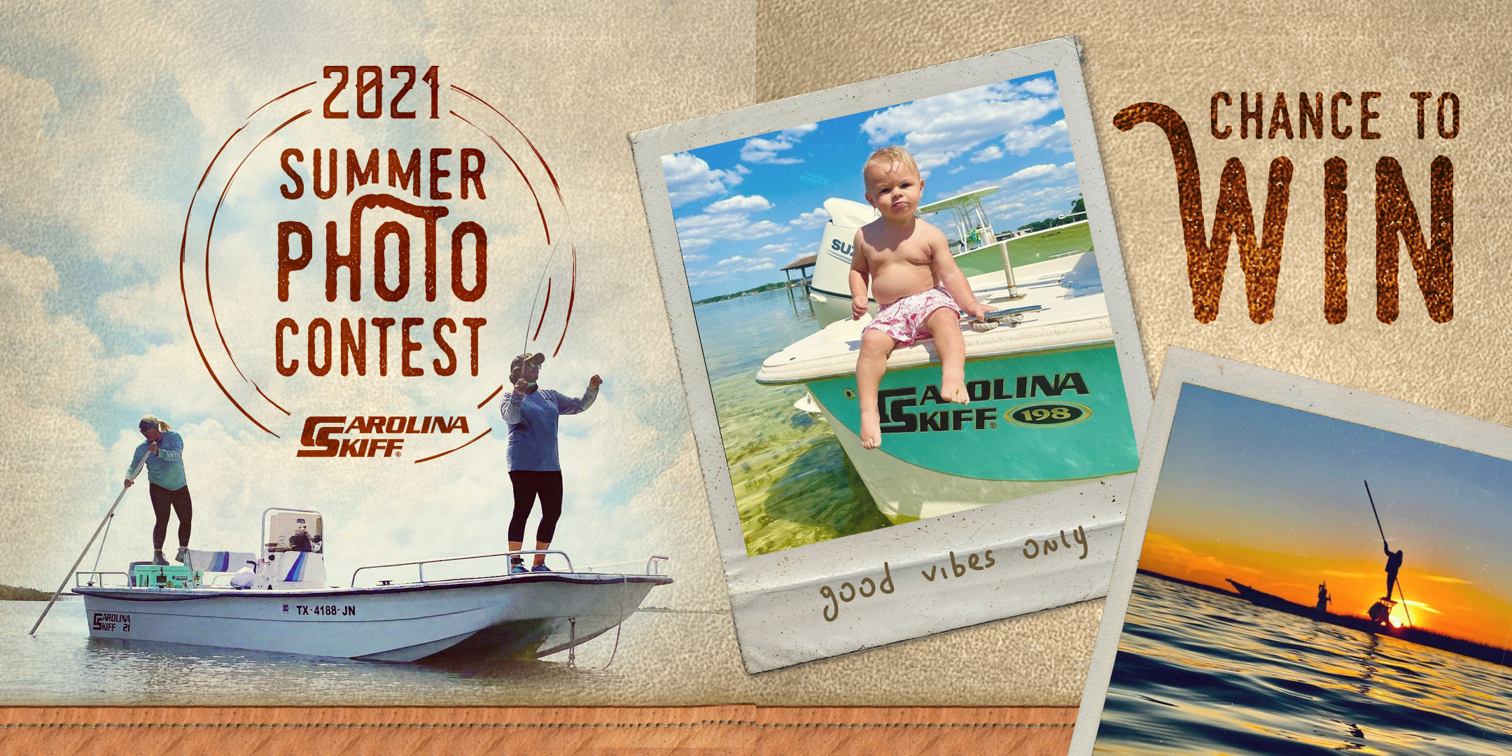 Carolina Skiff Summer Photo Contest announcement graphic