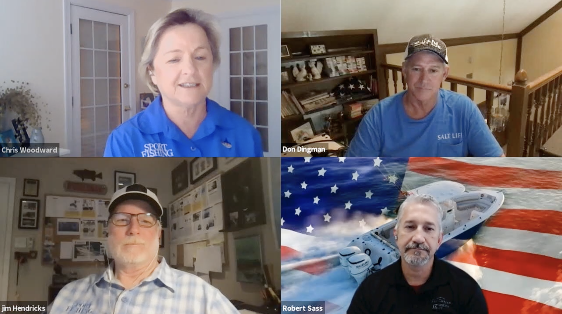 Sport Fishing with Carolina Skiff on their Fishing' Roundtable call
